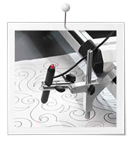 Machine à quilter Q 24 Long Arm BERNINA - Pied pour broderie à mains libres 24
