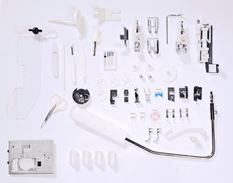Accessoires inclus dans la Janome Skyline S9