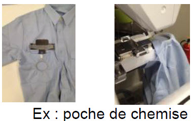 Cadre à broder pour machines Brother VR pour poches de chemise