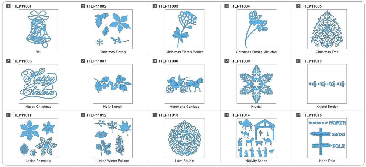 Motifs dentelle ScanNCut - Collection 11