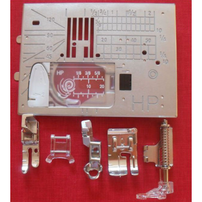 Pieds inclus dans le kit de mise à jour Quilt Maker Janome 15000