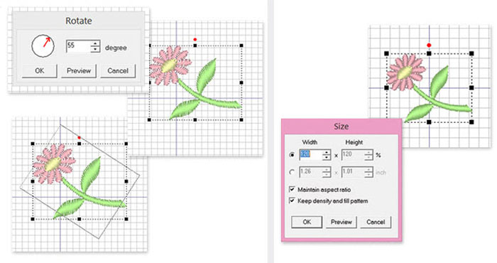 Edition motifs avec le logiciel Pe-Design Plus V2