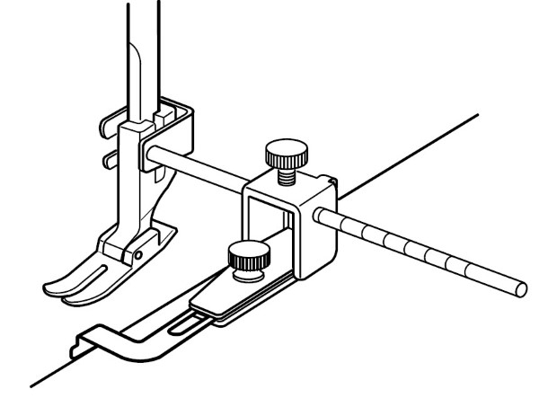 Guide couture ajustable - matelassage semi industriel