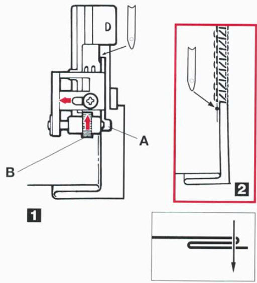 pied ourlet invisible janome 1200D mise en place du tissu.jpg