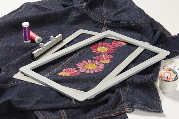 Cadre de broderie moyen magnétique 165x265mm Bernina