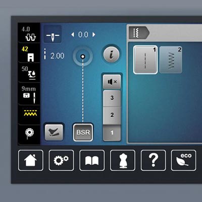 Avantages en broderie - Module SDT - Mise à jour Bernina 770QE PLUS