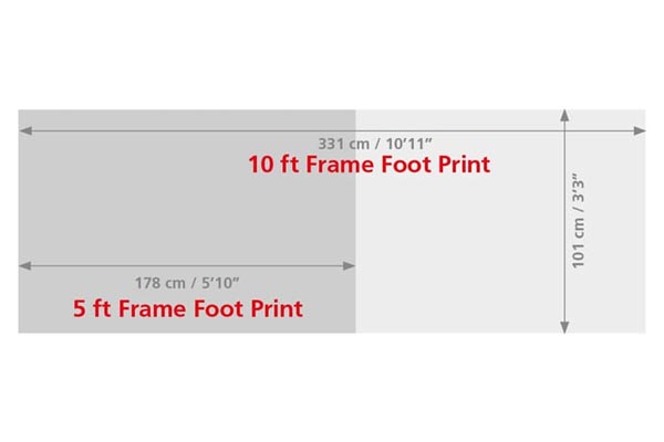Studio Frame 5-feet version for Q 16, Q 20