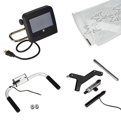 Accessoires dans le kit pantographe Bernina Série Q