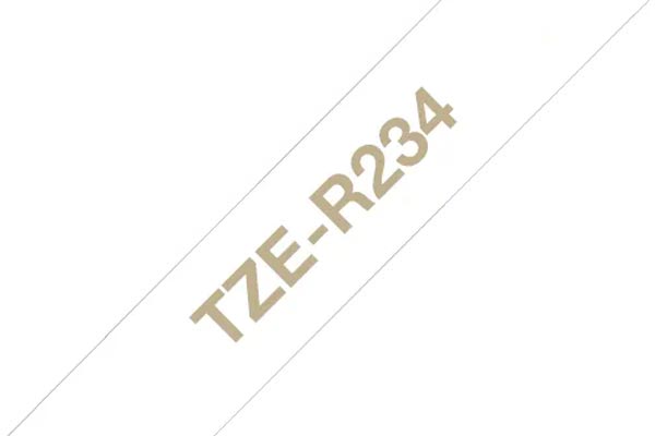 TZe-R234 ruban d'étiquettes textile 12mm