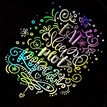 Flex thermocollant Aquarelle Energie