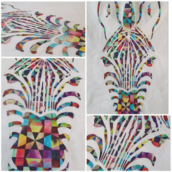 Flex fantaisie thermocollant Kaleidoscope