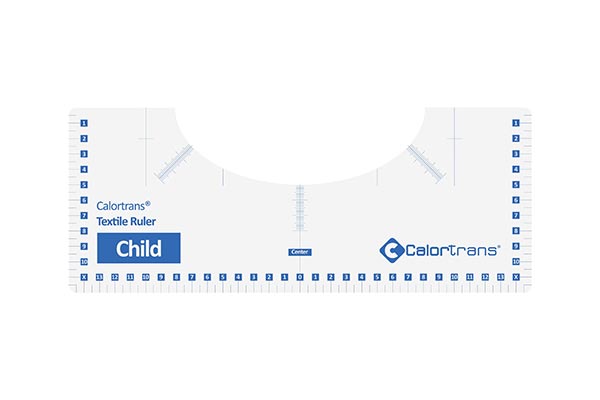 Règle de positionnement pour impression textile - Enfant - Calortrans