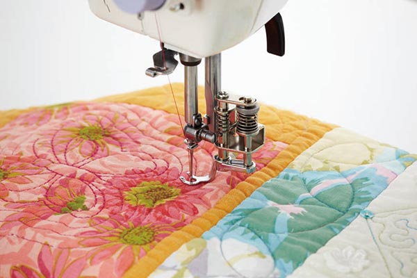 Semelle ouverte pour quilt main libre