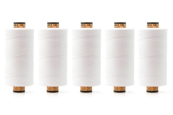 Kit recouvreuse - 5 Cônes 1000m Belfil 120 blanc
