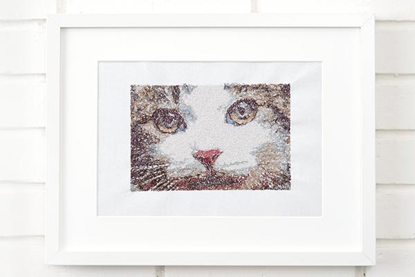 Image sous forme de motif de broderie - Bernina Creator 9