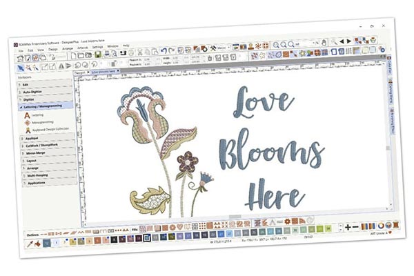 Essai gratuit du logiciel de broderie Bernina V9