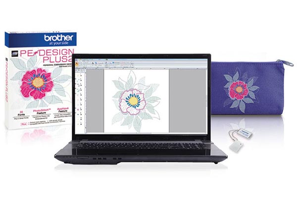 Logiciel de broderie Pe-Design Plus 2