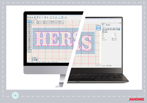Compatible MAC et PC - Logiciel Janome Artistic Digitizer
