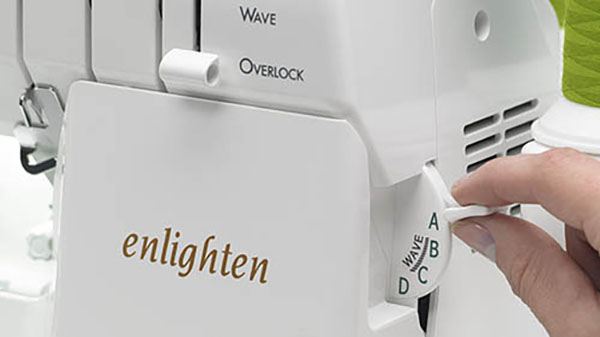 Surjeteuse Babylock Enlighten - Dérouleur automatique de fil