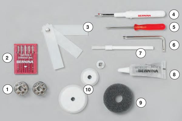 Accessoires de la machine à coudre Bernina 335