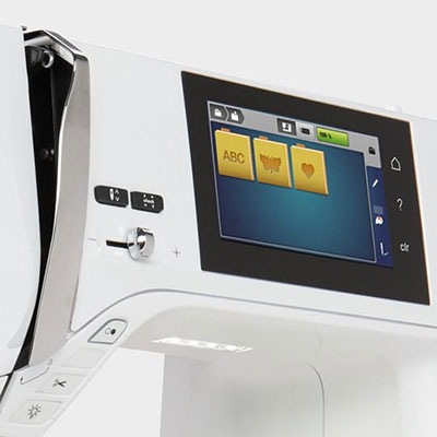 Fonctionnalités automatisées de la Bernina 500