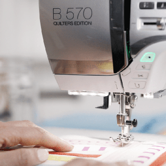 Fonctions quilting - Machine à coudre Bernina 570 QE