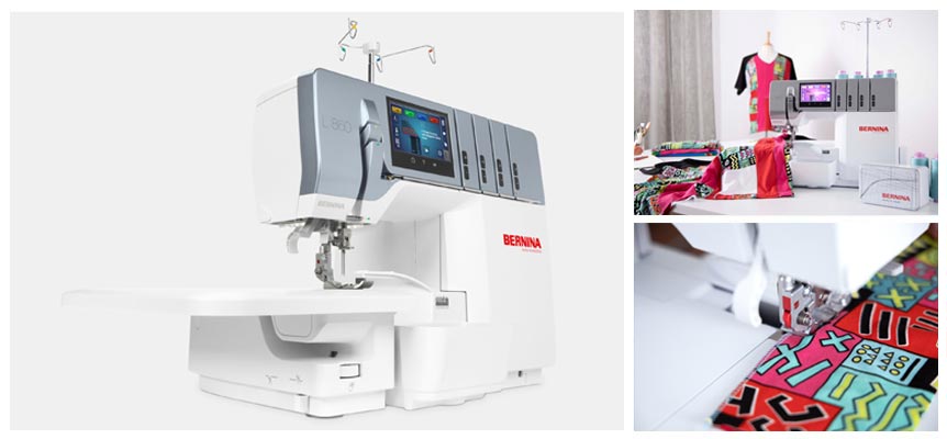 Gallerie d'images de la surjeteuse Bernina L860