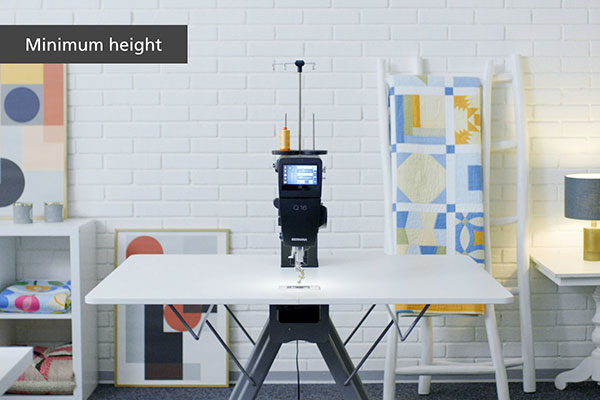 Dimensiosn de la table pliante pour Bernina Q16