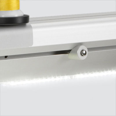 Travaillez avec des éclairages lumineux - Bernina Q16