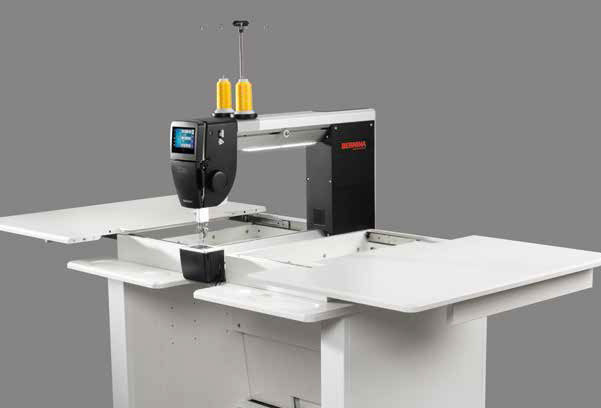 Machines à quilter Bernina Longarm Q20 - Sur sa table ouverte