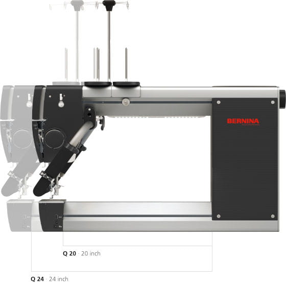 Comparaison entre la Bernina Q20 et Q24 