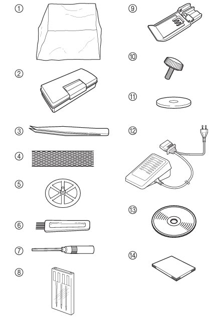 Accessoires de la recouvreuse Brother CV3440