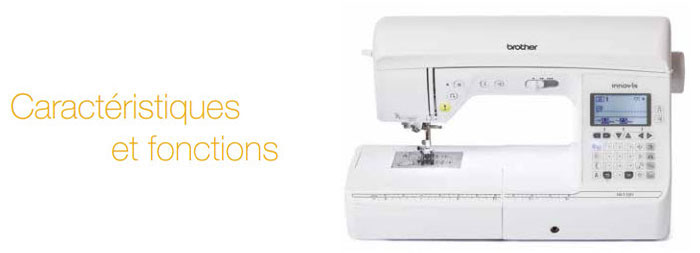 Machine à coudre Brother Innovis 1100 - Caractéristiques et fonctions
