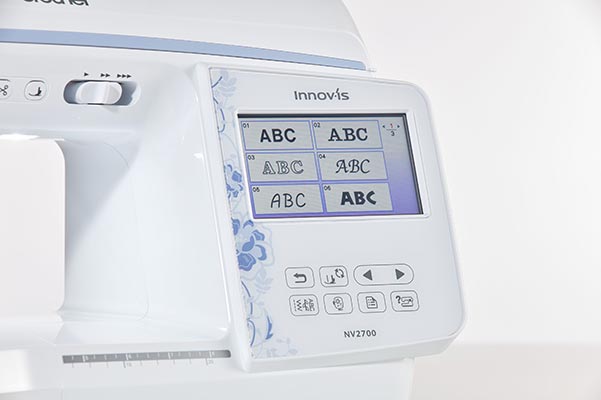 Ecran tactile couleur - Brother Innovis NV2700