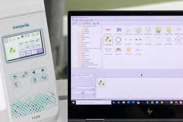 Connectivité sans fil WLAN - Brother Innovis F540e
