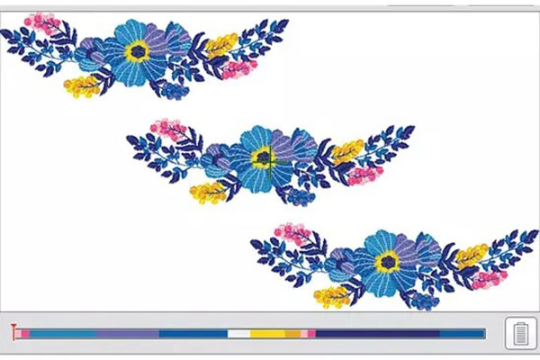 Motifs de broderie intégrés Brother PR1055X