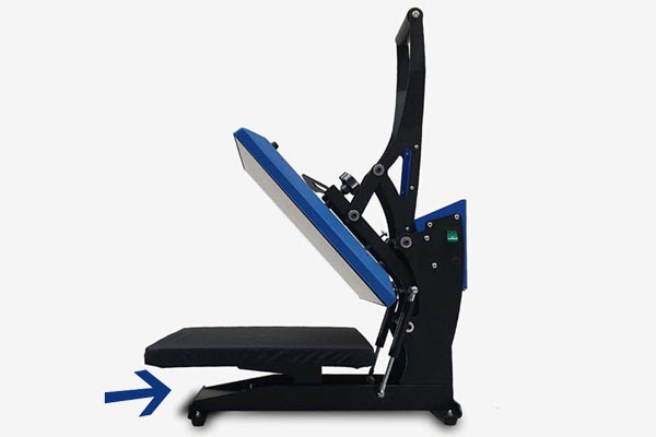 Plus grand écart du tissu - Presse à chaud Calortrans CT3838 II