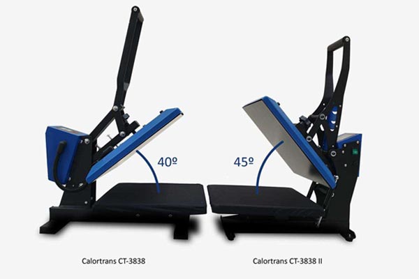 Ouverture plus large - Presse à chaud Calortrans CT3838 II