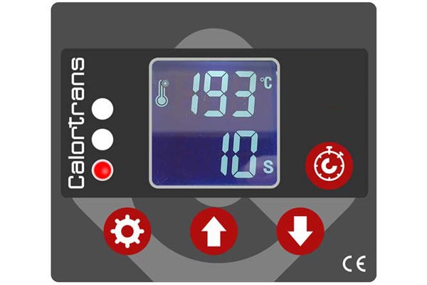Affichage numérique simple - Presse à chaud Calortrans CT-A4