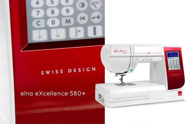 Illustration de la machine à coudre Elna eXcellence 580 Plus