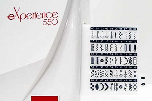 Points de couture de l'Elna eXperience 550