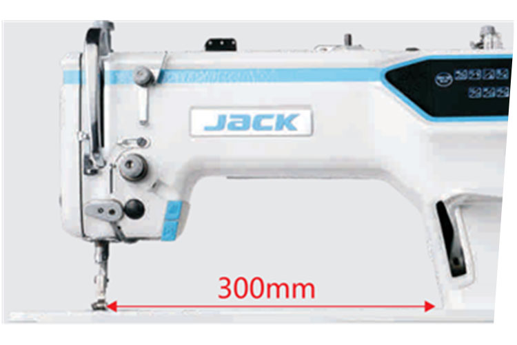Large espace de travail - Machine à coudre industrielle JACK A6F-E