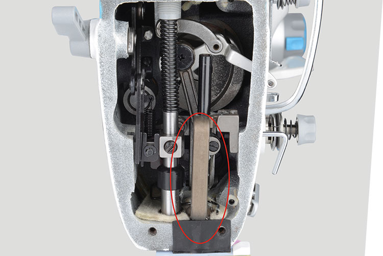 Tête semi-sèche - Machine à coudre industrielle JACK A6F-E