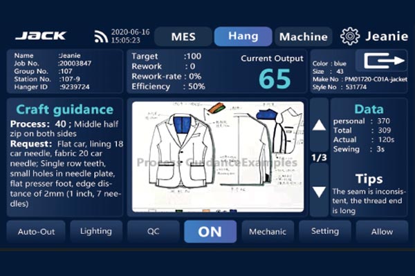 Guide d’utilisation - Surjeteuse industrielle JACK C10+
