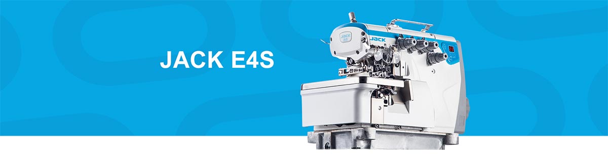 Bannière surjeteuse industrielle Jack E4S