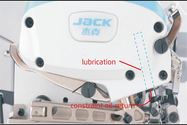 Système de lubrification - Surjeteuse industrielle Jack E4S