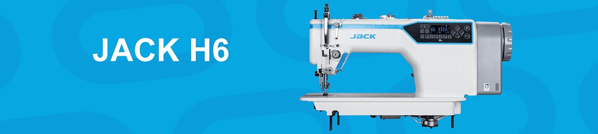 Bannière machine à coudre industrielle Jack H6
