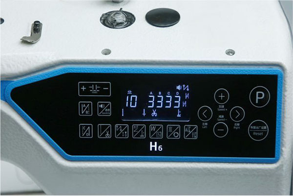 Réglage numérique du point - Machine à coudre double entra^nement Jack H6