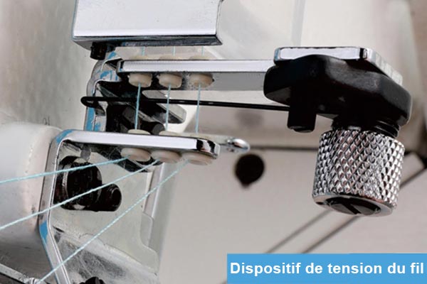 Nouveau dispositif de tension du fil de la recouvreuse industrielle Jack K10+