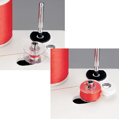 Janome 423S - Bobinoir automatique